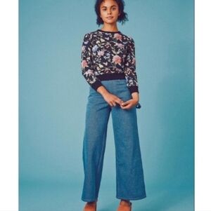 SAMANTHA PLEET DREAM JEANS HIGH WAISTED WIDE LEG